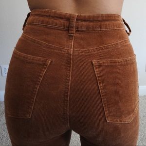 Bronze Flare Corduroy Jeans by Cotton On! Super cute and Trendy!